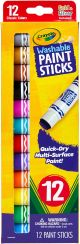 Crayola Washable Paint Sticks Classic Colors 12 Per Pkg