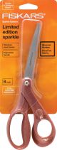 Fiskars Premier Bent Sparkle Scissors 8inch Copper 1 Pack of 1 Piece