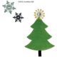 Sizzix Basic Grey Nordic Holiday Collection Bigz And Sizzlits Die Tree And Snowflakes