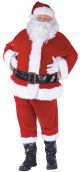 Fun World Complete Velour Santa Suit Standard 40 48