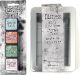 Tim Holtz Mini Distress Ink Kit 16 Speckled Egg Kitsch Flamingo Crackling Campfire Rustic Wilderness and Distress Mini Ink Storage Tin Bundle of 2 Items 1 Pack of 2 Piece