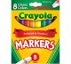 Crayola Broad Line Markers Classic Colors 8 Count 1 Pack of 30 Piece