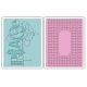 Sizzix Textured Impressions A6 Embossing Folders Peace