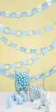 Paper Chains Blue 15 Feet Makes 1