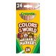 Crayola Colors Of The World Fine Line Washable Markers 24 Pk 1 pack of 24 pieces
