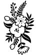 Small Floral Sprig Emboss Folder