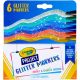 Crayola Project Markers 6 Per Pkg Glitter Colors