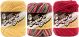 Lily Sugar n Cream Limited Edition 100 Percent Cotton Yarn Curated 3 Pack Country Yellow Painted Desert Country Red