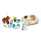 Melissa and Doug Feed and Groom Horse Care Play Set with Plush Stuffed Animal