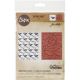 Sizzix Texture Fades Embossing Folders Paper Airplane And Dotted Lines Set 1pack 2piece