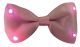 Halloween Wholesalers Light Up LED BowtiePink