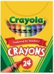 Crayola Classic Color Pack Crayons Tuck Box 24 Per Pkg