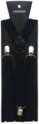 Halloween Wholesalers Mens Suspenders Black