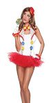 Halloween Wholesalers Clown Suspenders with Bow Tie Clourful