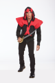 Halloween Wholesalers Pirate Assassin Black and Red Costume