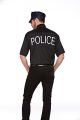 Halloween Wholesalers Pull Over Police Mens Shirt