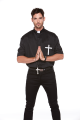 Halloween Wholelalers The Holy Prayer Mens Dress Black