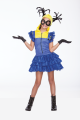Halloween Wholesalers Evil Master Kids costume Blue and Yellow