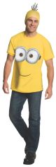 Men S Minion Costume T Shirt Yellow Small