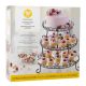 Wilton 3 Tier Customizable Steel Cupcake and Treat Stand 13 inch 1 Pack of 1 Piece