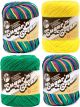 Spinrite Sugar N Cream Yarn Solids Sunshine 1 Pack of 4 Skein