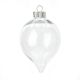 Ornaments Plastic Water Drop Clear 100Mm