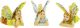 Darice Yard and Garden Minis Flying Fairy 1.25x1.5 Inch 1 Pack of 3 Piece