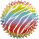 Wilton Rainbow Zebra Print Mini Baking Cases 100 Count 1 Pack of 1 Piece