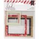 heidi Swapp Oh What Fun Collection Christmas Glitter Photo Frames