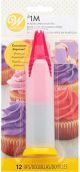 Wilton Pop Up Piping Tip Dispenser With 12 Disposable Piping Tips Tip 1M 1 Pack of 12 Piece