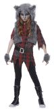 California Costumes Werewolf Girl Girls Costume Small Red Gray