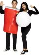 Fun Wolrd Adult Beer Pong Couple Set 2 costumes in 1 bag