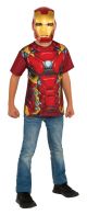 Costume Captain America Civil War Child Top and Mask Large