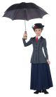 English Nanny Child Costume Gray Navy Large