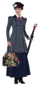 California Costumes Women s English Nanny Adult Costume Gray Navy X Small