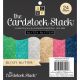 Single Sided Cardstock Stack 6 X 6 Inches Glitzy Glitter Solid