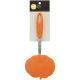 Wilton Fall or Halloween Large Pumpkin Plastic Turner or Spatula with Silicone Handle 1 Pack of 1 Piece