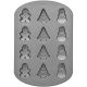 Wilton NonStick Christmas Cookie Shapes Pan 12Cavity Gingerbread Man Tree Snowman