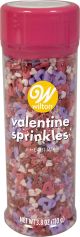 Wilton Tall Bottle Sprinkles Mix Open Heart 4oz 1 Pack of 1 Piece