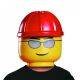 Lego Construction Child Mask