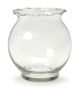 Bubble Ball VaseClear Glass 4.5X 5 Inches