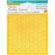 Self Adhesive Stencil Geometric Weave 6 X 6 Inches