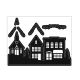 Build A Design Craft Dies Christmas Village With Snow