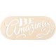 Laser Cut Wood Sign Rounded Rectanble Be Amazing 6 X 14 Inches