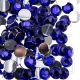 John Bead Acrylic Round Flat Back Rhinestones 8mm ss39 Purple 1000pcsBag