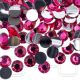 John Bead Acrylic Round Flat Back Rhinestones 8mm ss39 Fuchsia 1000pcsBag