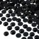 John Bead Acrylic Round Flat Back Rhinestones 8mm ss39 Black 1000pcsBag