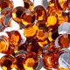 John Bead Acrylic Round Flat Back Rhinestones 12mm ss50 Orange 400pcsBag