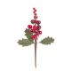 Christmas Floral Berry Spray Assorted Red With Bur