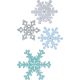 Sizzix Christmas Collection Thinlits Die Snowflakes 1pack 4piece